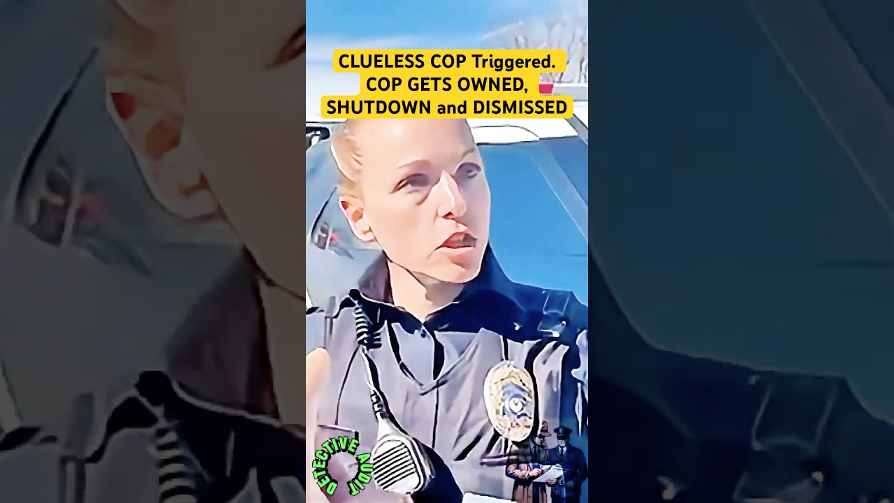 CLUELESS COP Triggered. Cop gets owned, shut down and dismissed #copsgetowned #tyrant #copdismissed