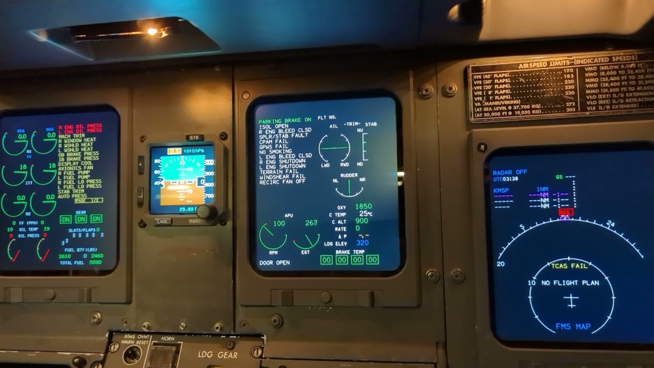 EDV CRJ-900 Electrical Powerup Procedure (APU)