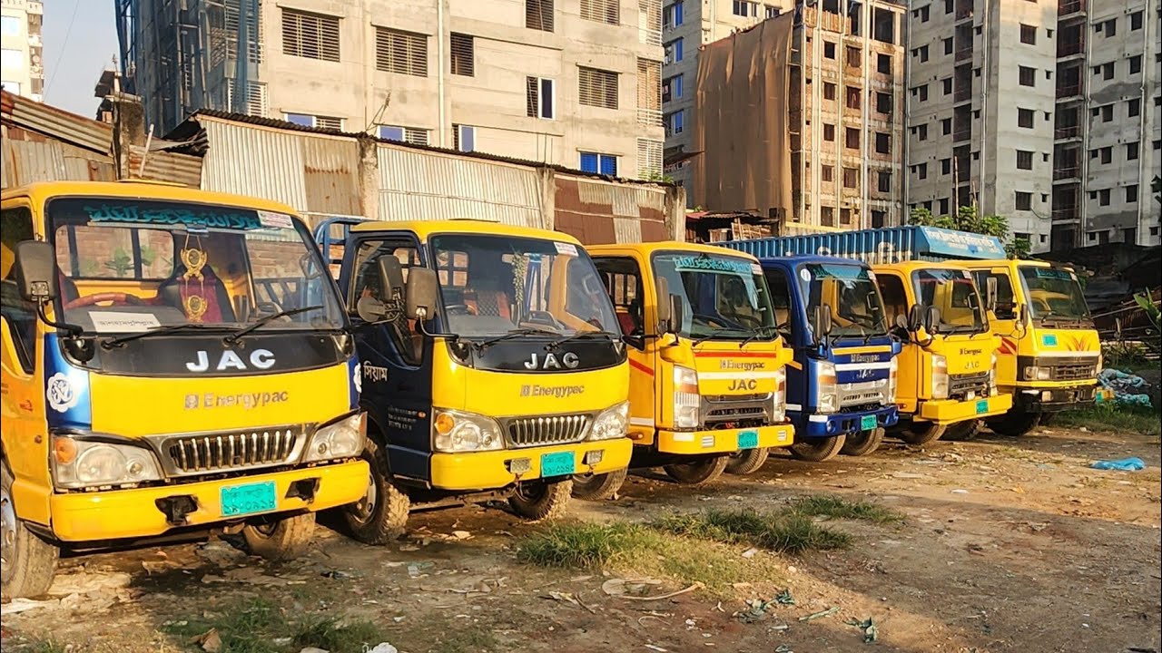 01961819035 | JAC ১২ ফিট কয়েকটি গাড়ি আছে ও TATA 407 ১৩ফিট কাভার ভ্যান গাড়ি আছে | DHAKA MIRPUR MOTOS