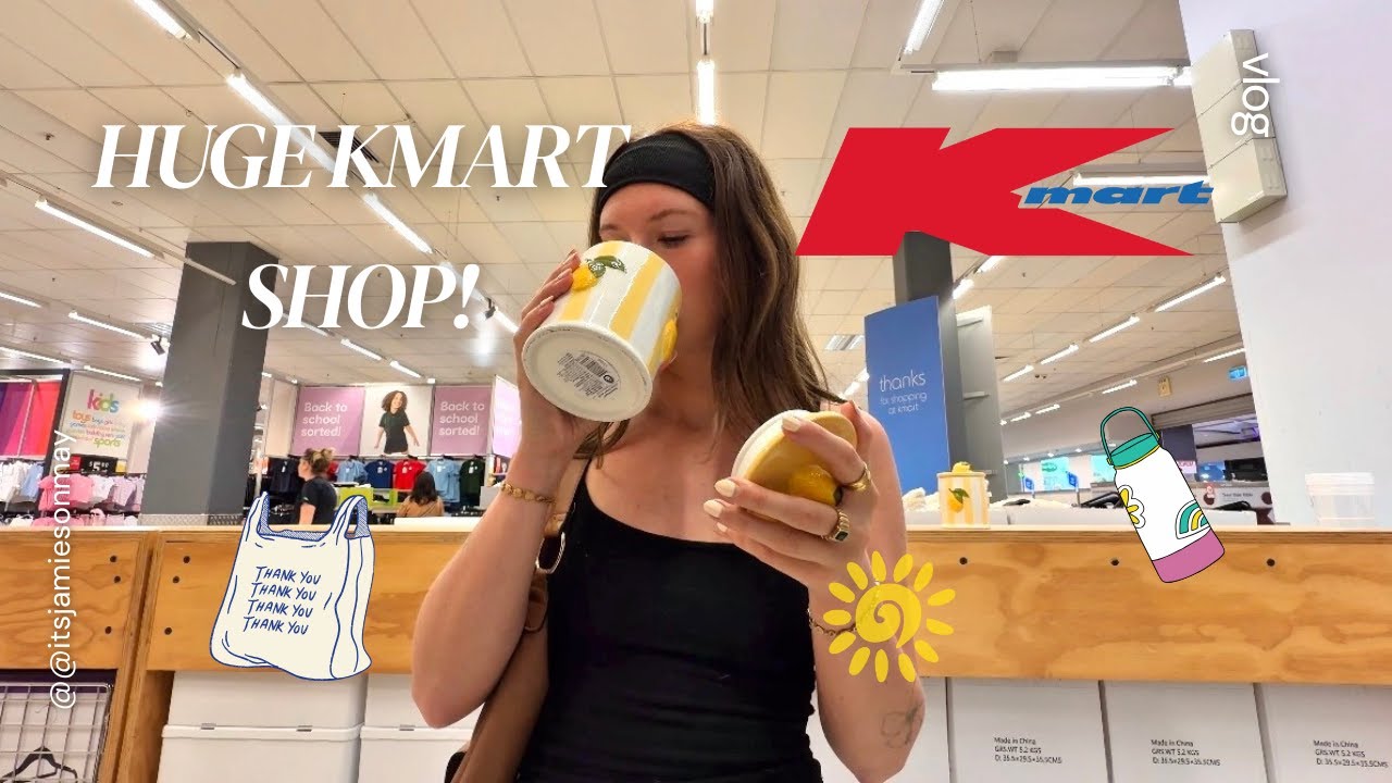 kmart shop 🛼 *testing candles, new plants, cute towels*