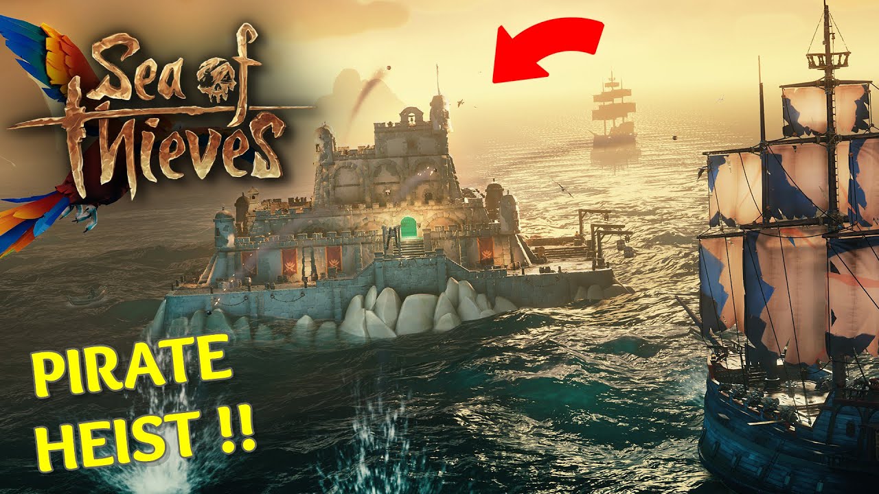 A PIRATE HEIST!! (Sea of Thieves - Highlights #3)