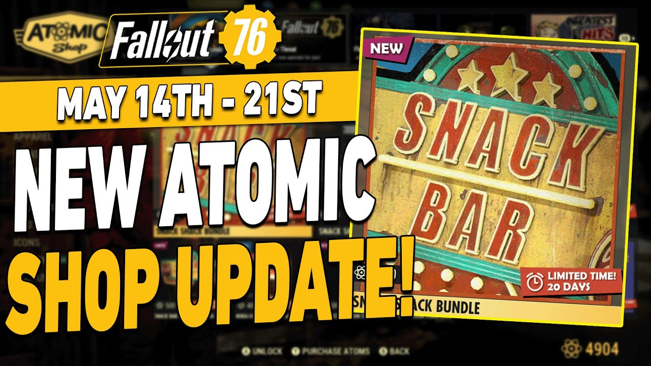 Fallout 76 Atomic Shop Update | May 14th - 21st