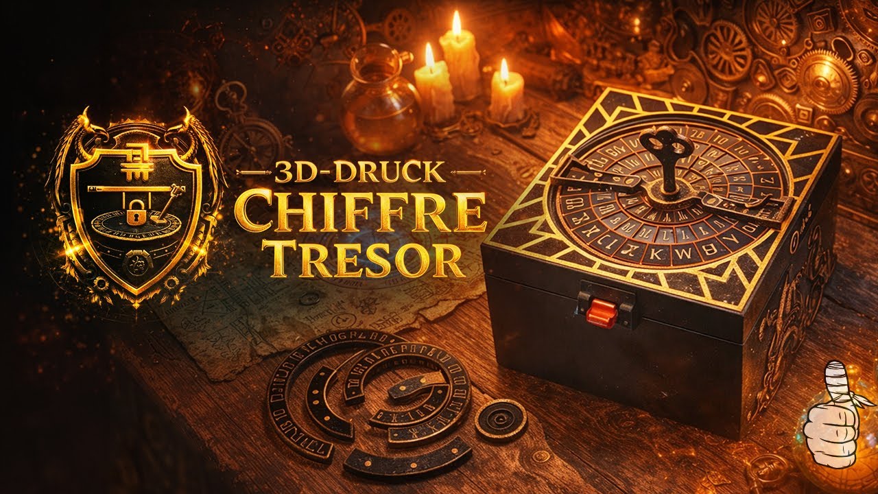 🔐 3D-gedruckte Chiffre-Tresore live bauen & bemalen | Livestream mit Makerworld-Links