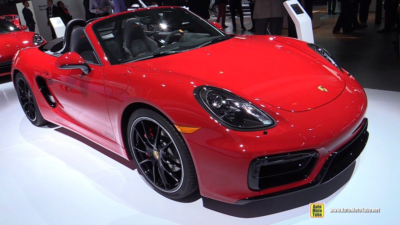 2015 Porsche Boxster GTS - Exterior and Interior Walkaround - 2014 LA Auto Show