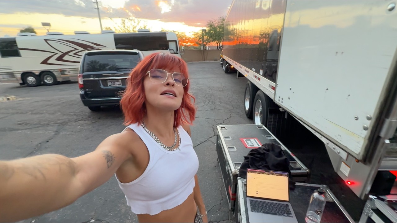 soundchecks, side quests, and chasing sunsets (a tour vlog)
