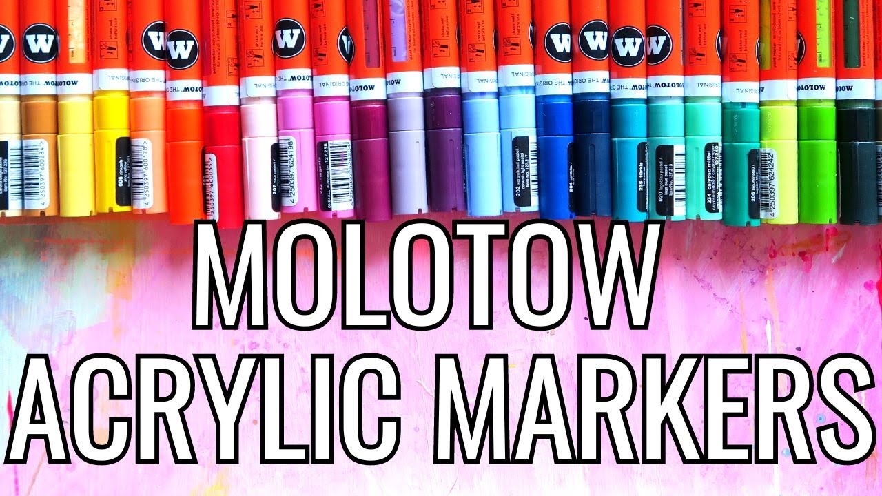 Swatching All My Molotow Markers & Review- Are These The Best?