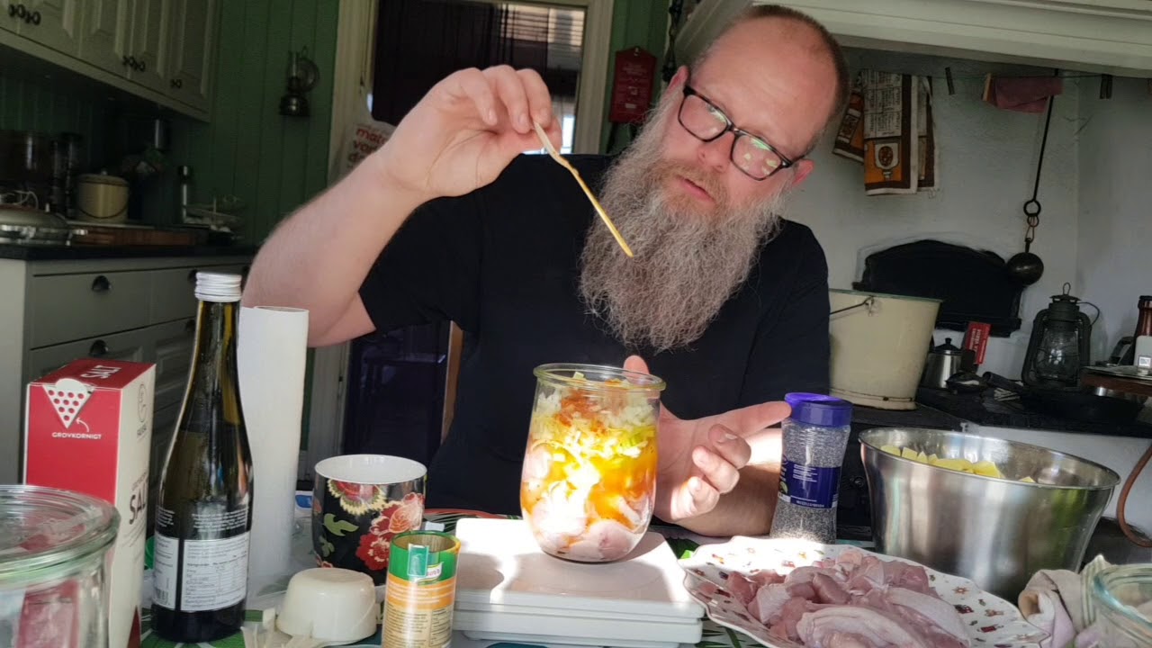 Tryckkonserverad kycklinggryta blir total katastrof! | torpliv offgrid.