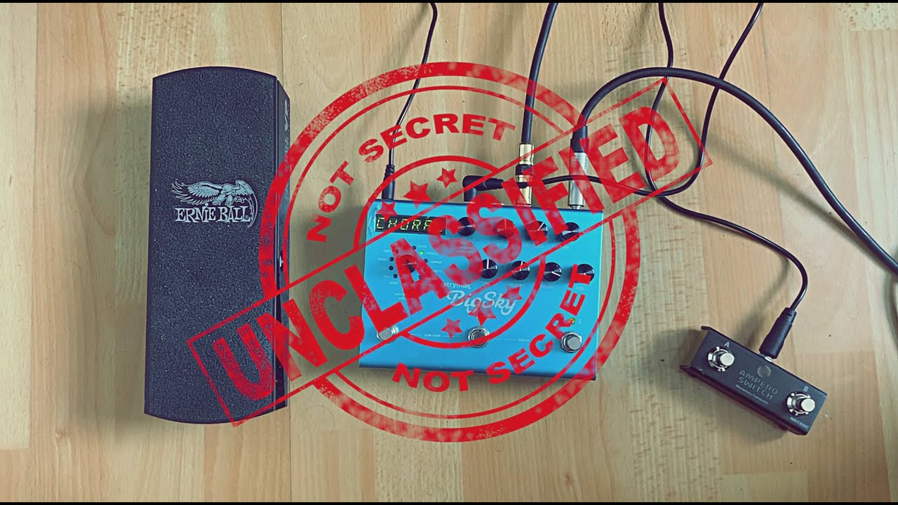 Strymon BigSky Secret footswitch setup revealed !  #strymonbigsky #unclassified