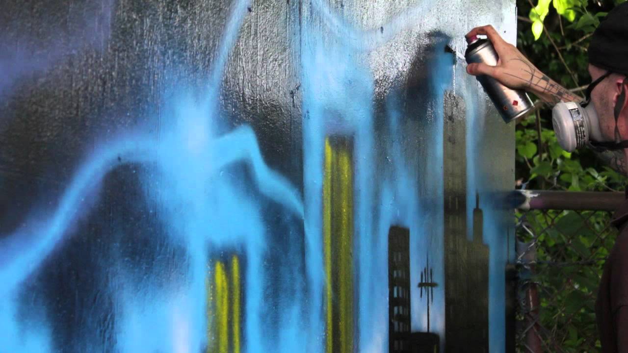 http://www.ArtPrimo.com Presents: Flame Spray Paint Demo with EZOR 