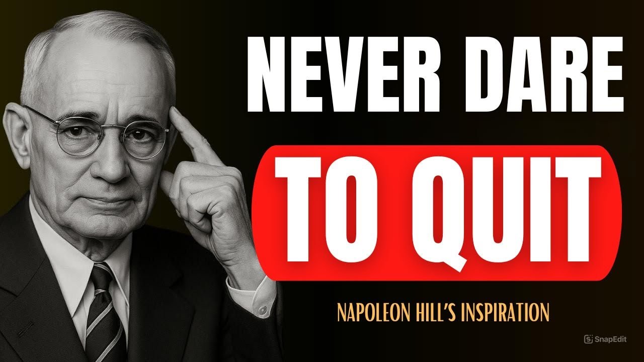 👉 When You Feel Like Quitting, Listen to This | Napoleon Hill
