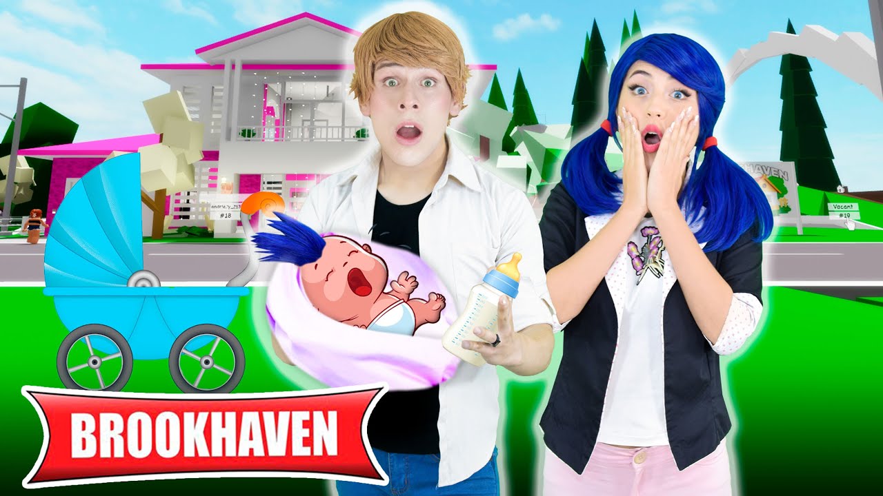 El BEBE de Marinette y Adrien en Brookhaven😱❤️🍼| roblox Miraculous Ladybug