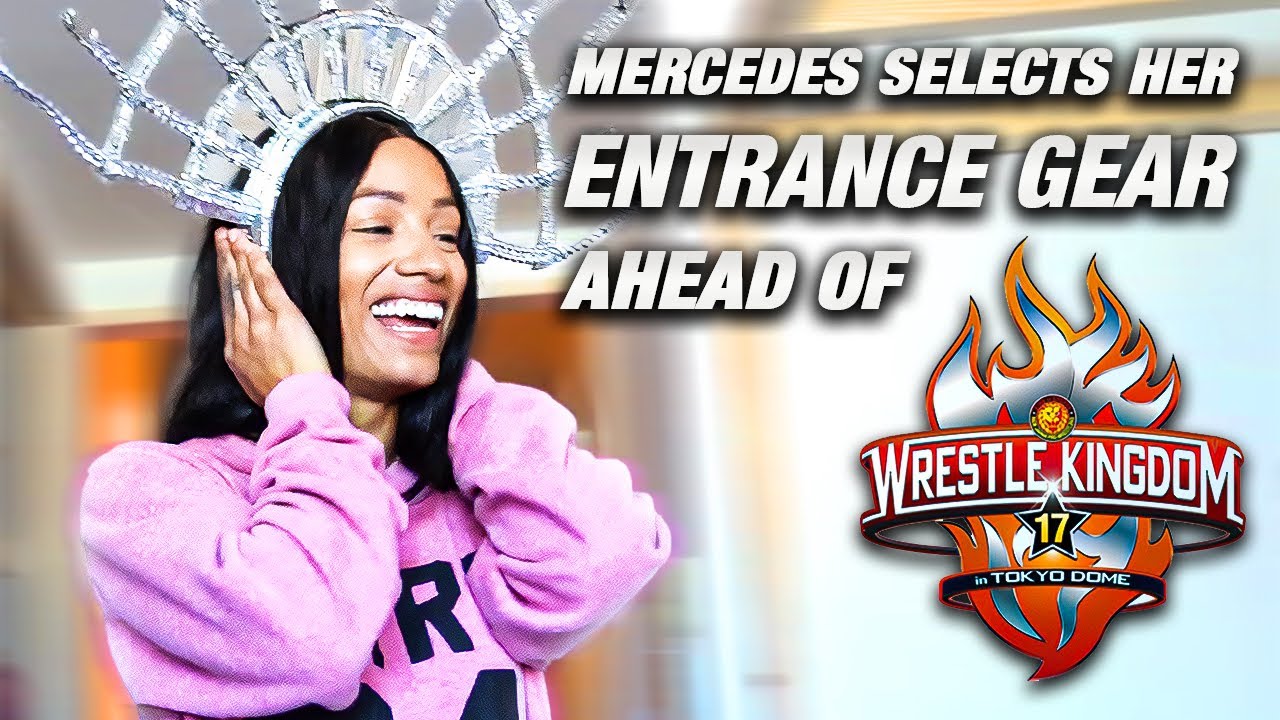 Mercedes selects her entrance attire ahead of Wrestle Kingdom