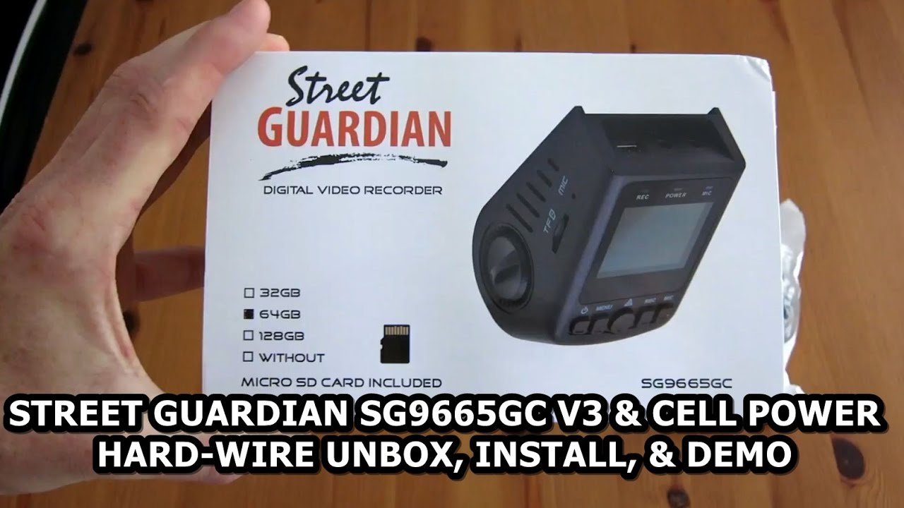 Street Guardian SG9665GC V3 & Cell Power Installation, & Demo