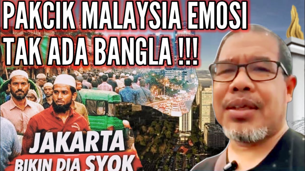 Warga Malaysia Kaget Pertama Kali Datang Ke Jakarta Sangat Sulit Menemukan Orang Bangla ⁉️