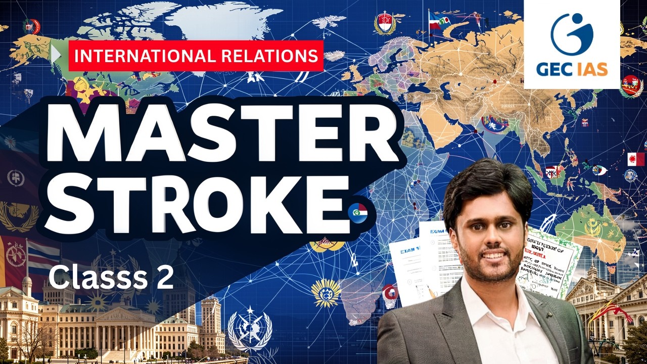 MASTERSTROKE INTERNATIONAL RELATIONS CLASS 2