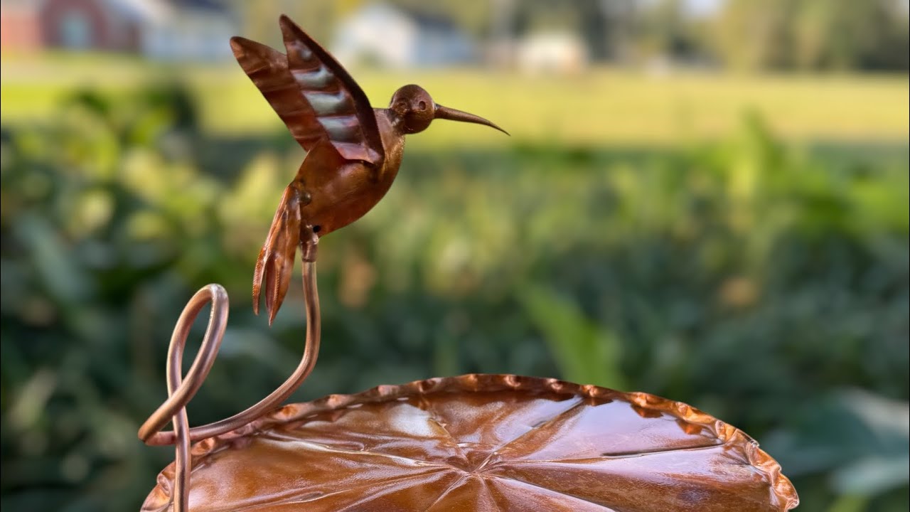Making a Copper Hummingbird