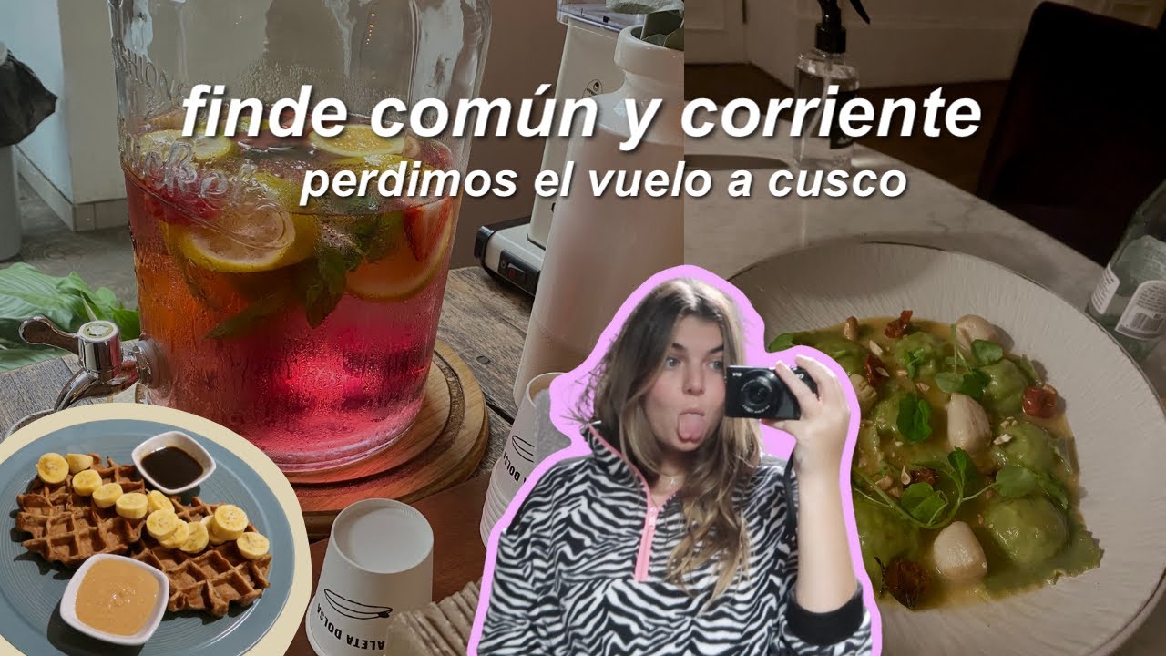 un finde muy random porque perdimos el vuelo a cusco :) skincare, desayuno y buena conversa...