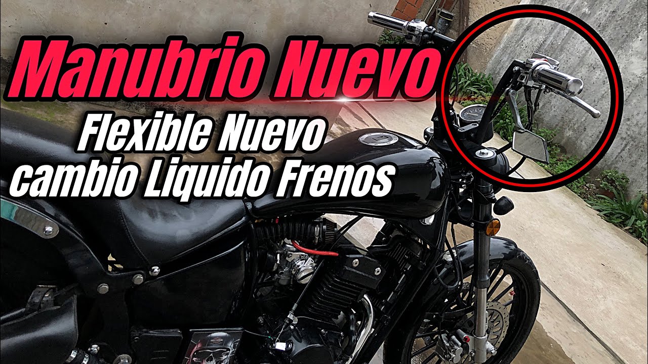 Manubrio Nuevo -Purgando Frenos y cambio de Flexible. Jawa Daytona 350. Regal Raptor Leonart