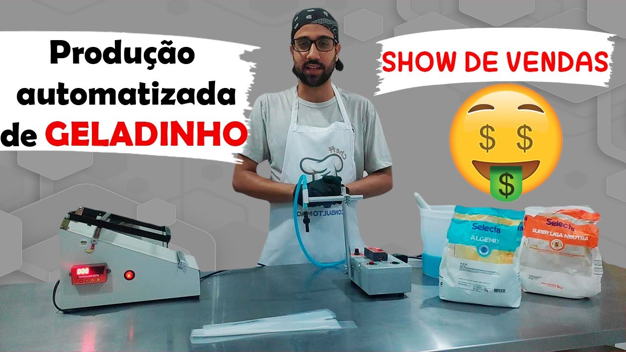 MINI FÁBRICA AUTOMÁTICA DE GELADINHO