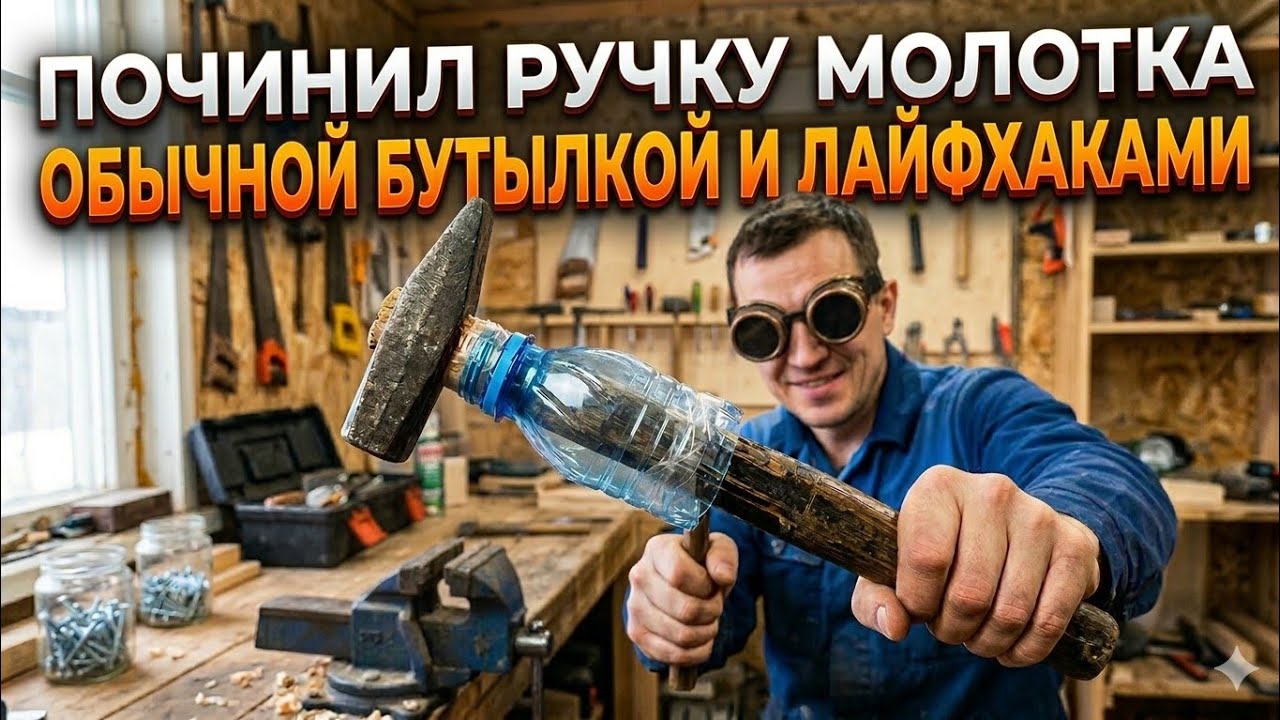 Секрет старых мастеров! Зачем я надел бутылку на молоток?