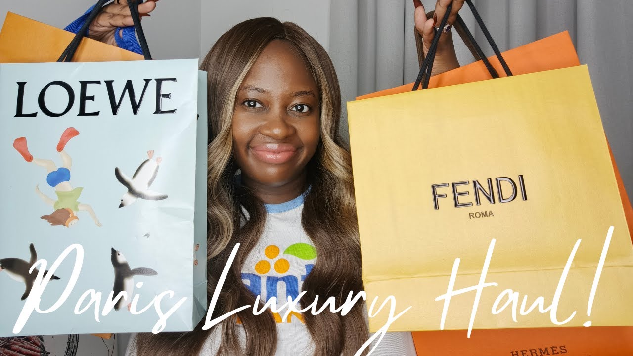 PARIS LUXURY HAUL 2024 FT LOEWE, LOUIS VUITTON, HERMES, FENDI || HAYA GLAMAZON (ENG SUB)