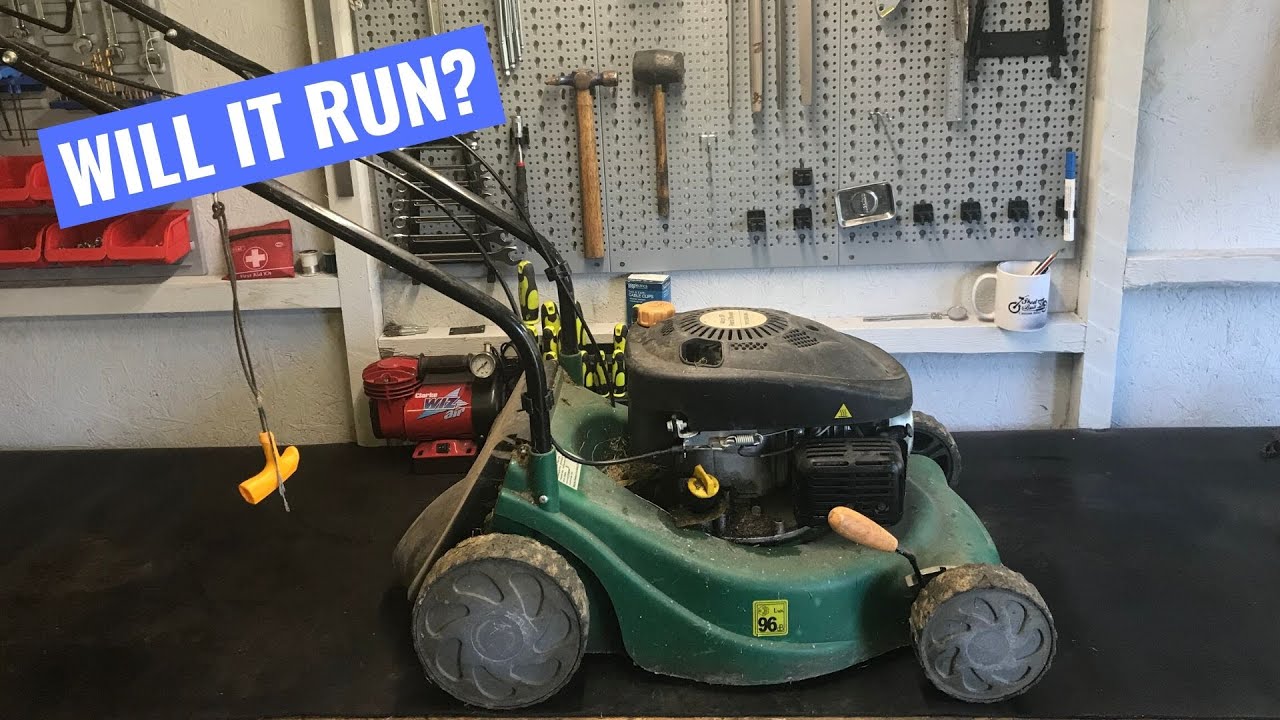 Will It Run? Free Petrol Lawn Mower - Sat For 2 Years