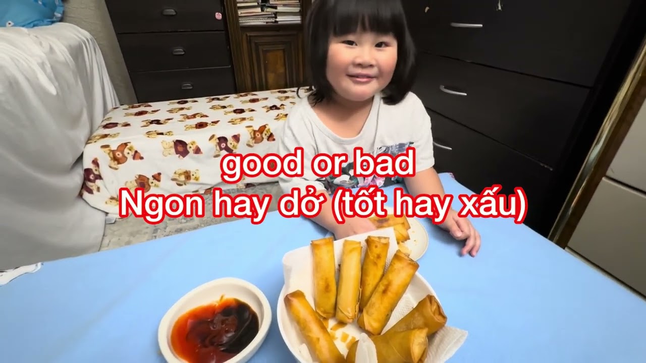 Học song ngữ cùng Kathy _Bài số 3 #lesson #monngon #yummy  #learnenglish #cute  #youtube 