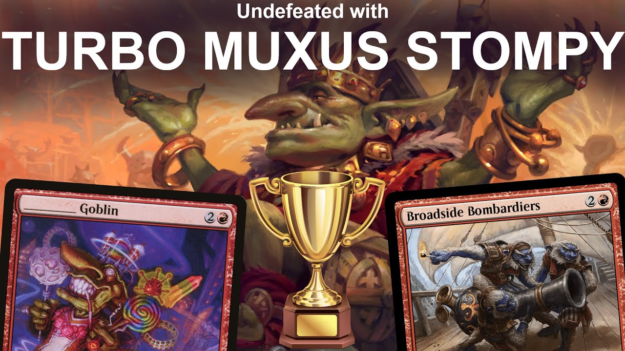 GOBLIN 'EM UP! Legacy Turbo Muxus Goblin Stompy. Sticker 