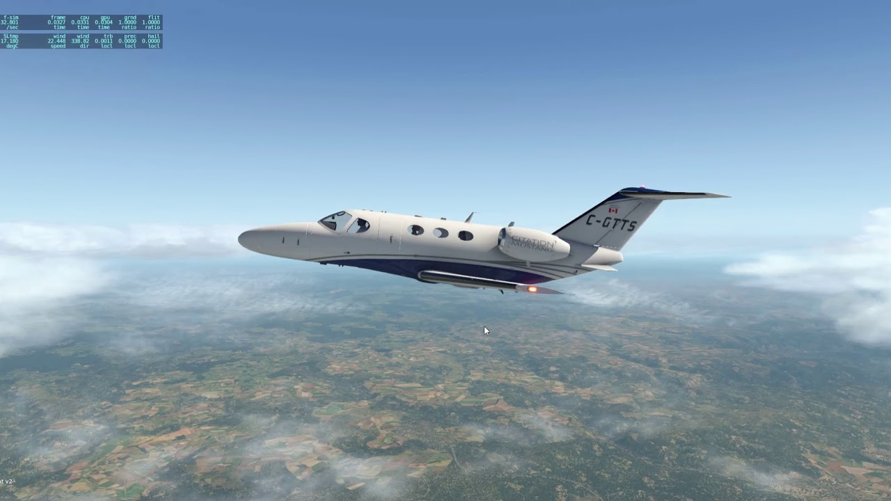 RWDesign Citation Mustang departure from EDFH