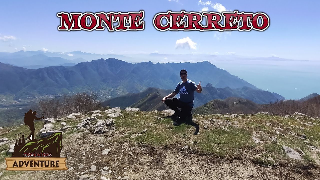 MONTE CERRETO. Tutto il sentiero, passo dopo passo, dal Valico di Chiunzi alla vetta .