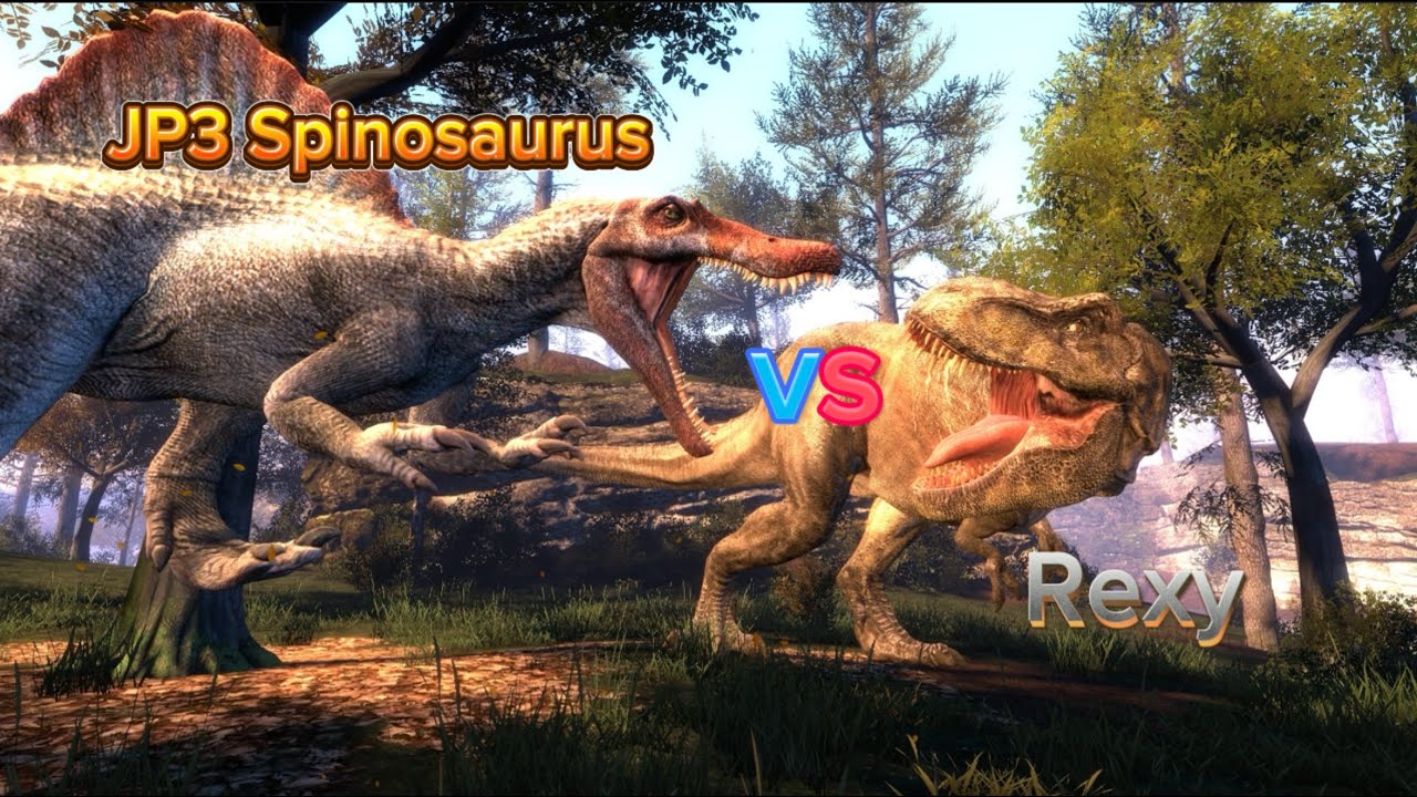 JP3 Spinosaurus VS Rexy (Gmod version)