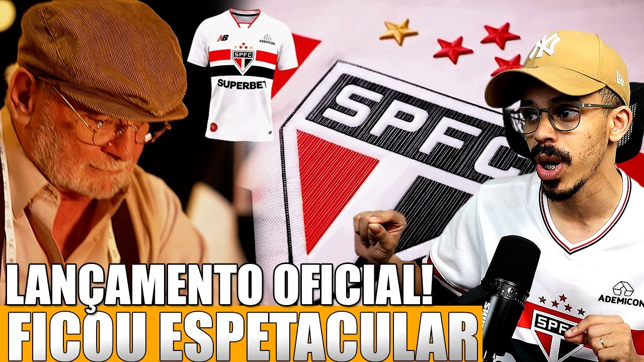 SURPREENDEU GERAL HEIN!!! SPFC LANÇA NOVA CAMISA APÓS POLÊMICA GIGANTE!