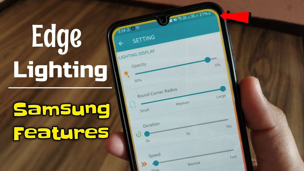 OneUi 4.0 Edge Lighting New Features Samsung Phone