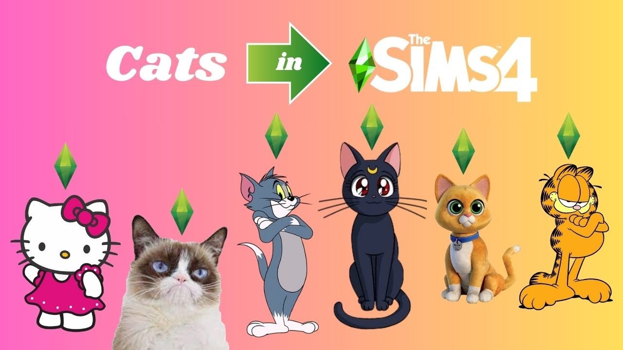 Making Popular Cats in the Sims 4