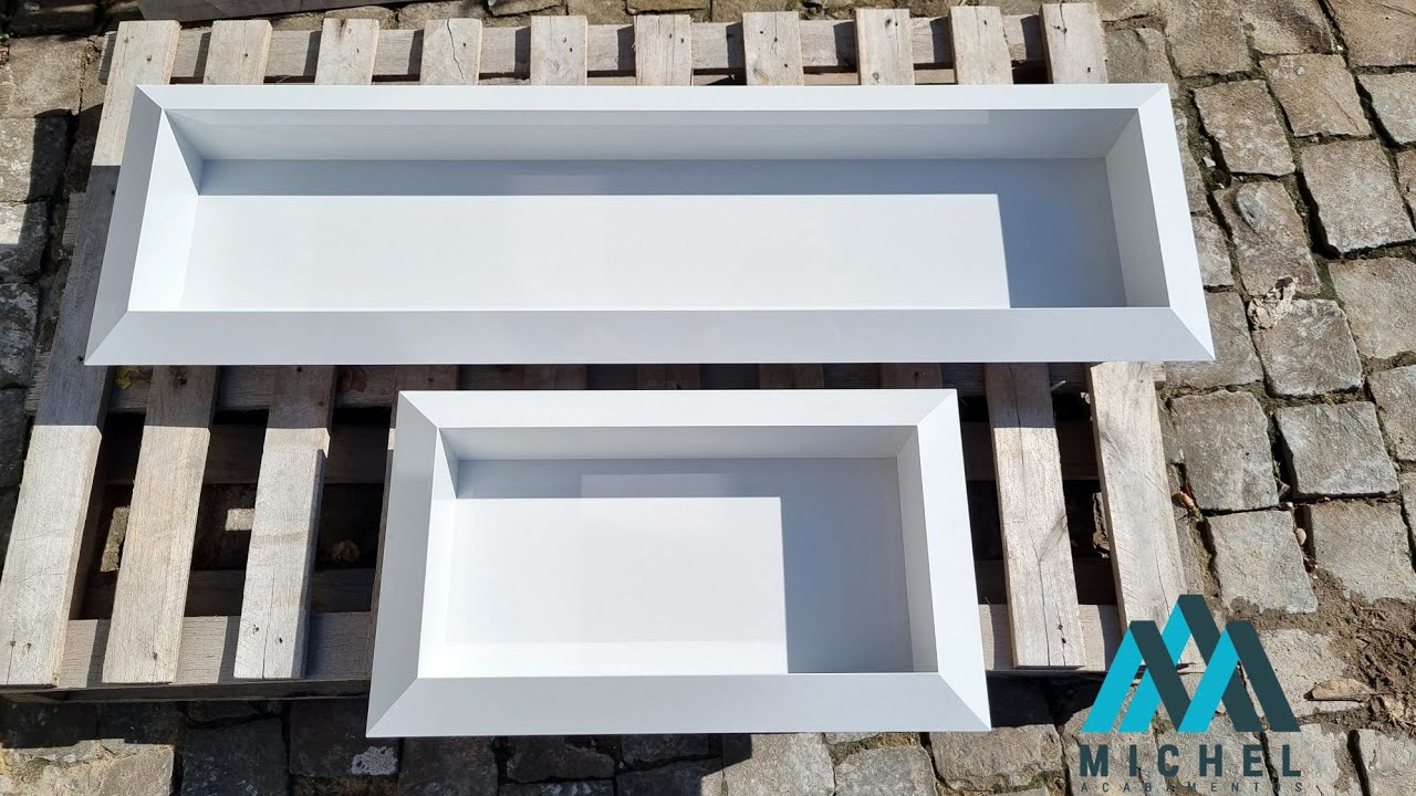 NICHO BORDA DIAMANTE. Passo-a-passo da fabricação e colagem de ABAS.