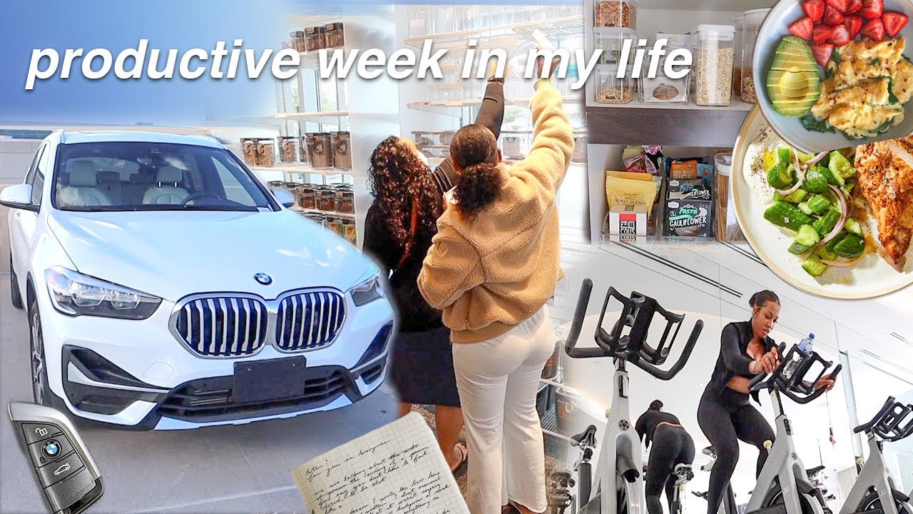 THINGS ARE CHANGING: a very healthy productive week in my life + organizing my home + NEW car tour