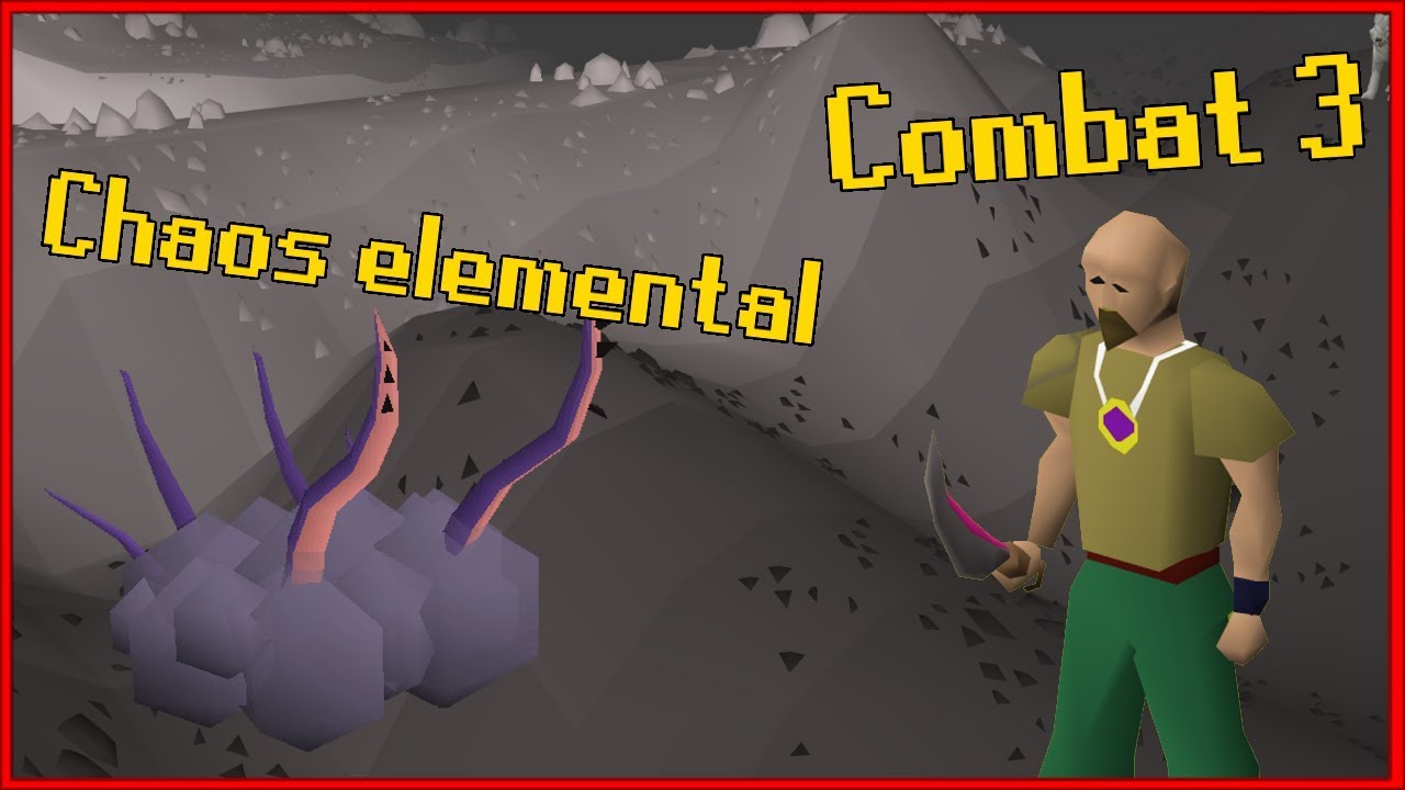 Killing Chaos Elemental on a Level 3 account - OSRS Combat 3 PvM