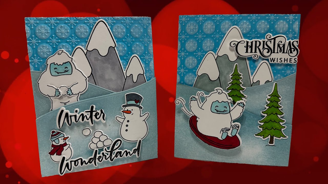 Two Holiday Cards with supplies from Simon Says Stamp