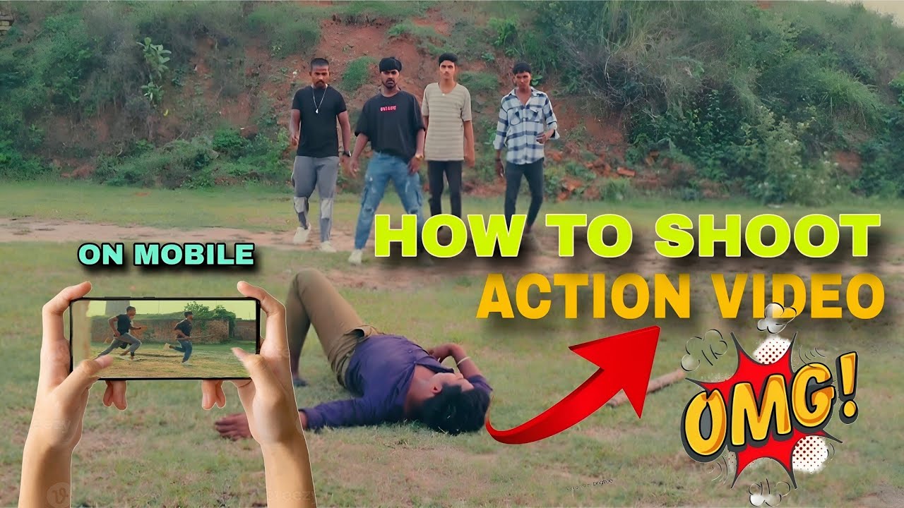 HOW TO SHOOT ACTION VIDEO ON MOBILE 📱 | Cinematic Fight Scene Tutorial | OMG Results