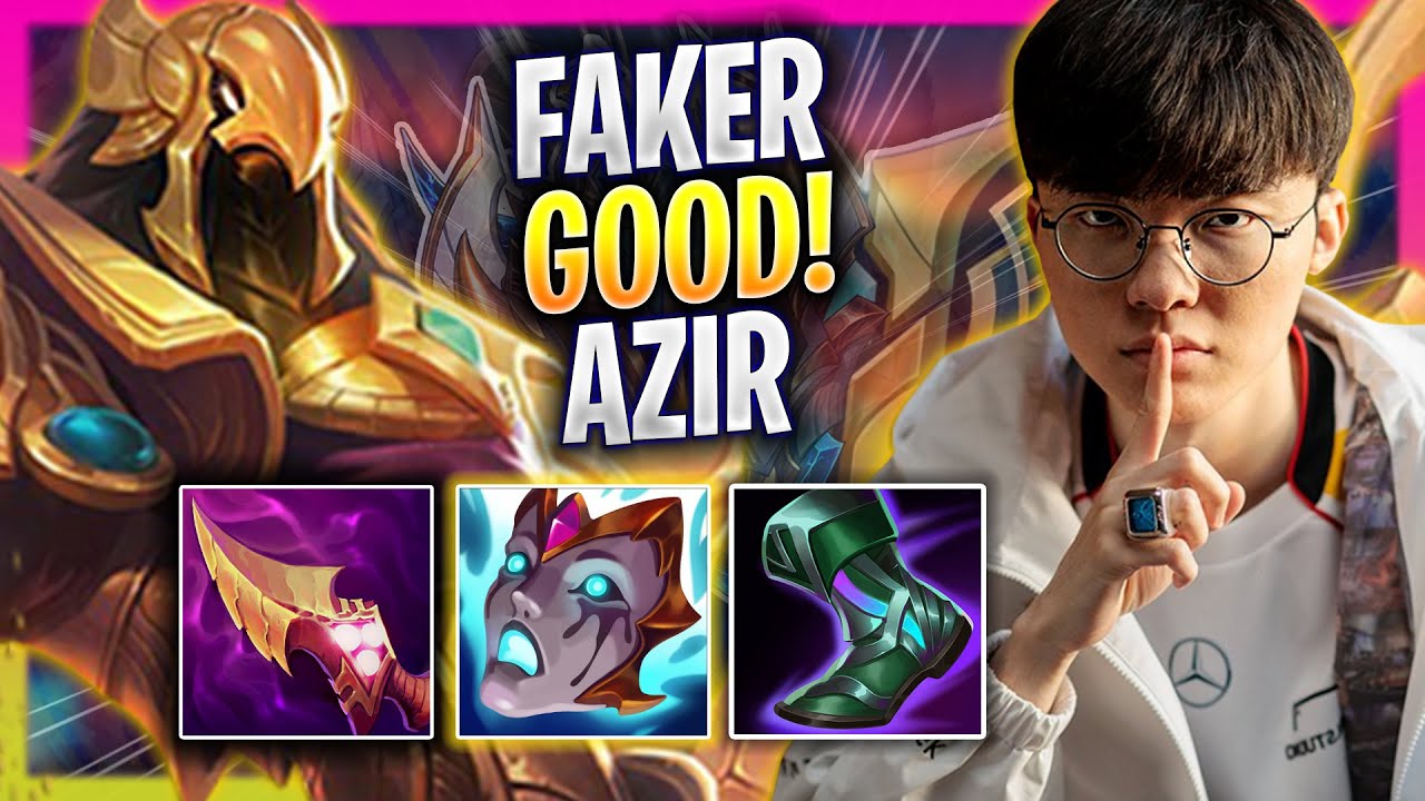 FAKER IS SO GOOD WITH AZIR IN THE NEW PATCH! - T1 Faker Plays Azir MID vs Viktor! | Season 2025