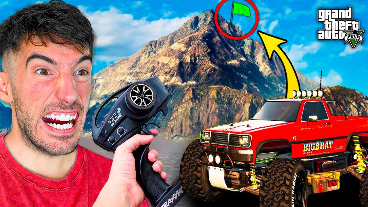 ¿Puedo SUBIR al MONTE CHILIAD con un COCHE RC? GTA 5 Online