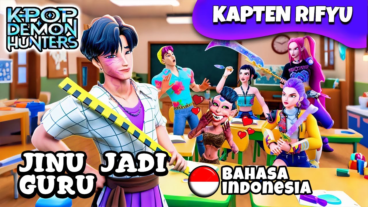 👉 JINU JADI GURU 😍 KPOP DEMON HUNTERS BAHASA INDONESIA
