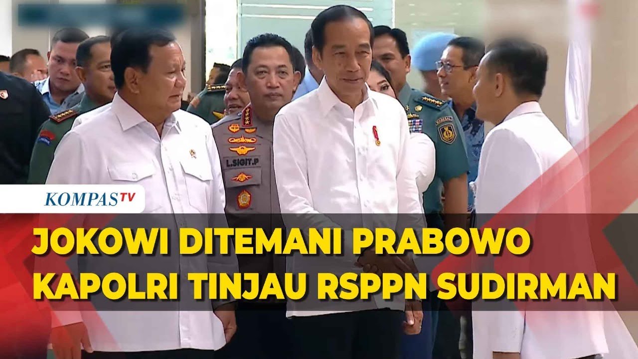 Jokowi Ditemani Prabowo hingga Kapolri Tinjau RSPPN Panglima Besar Soedirman