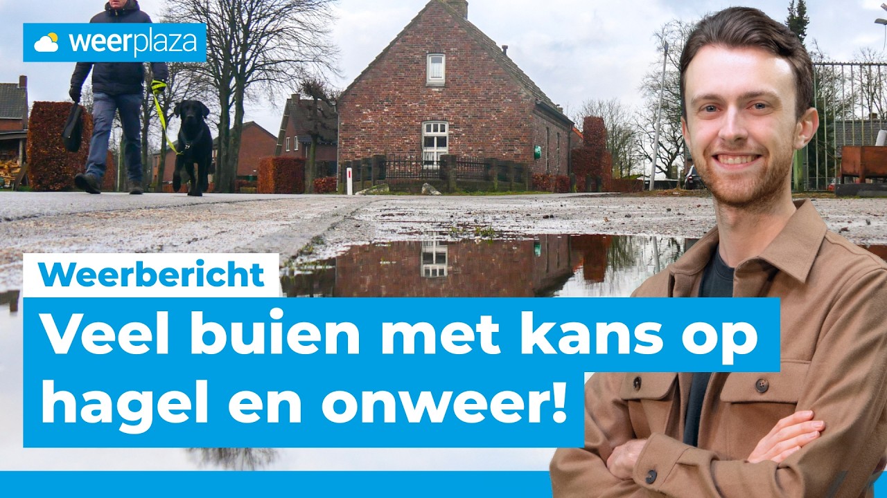 Fikse buien met kans op hagel en onweer! | Weerbericht
