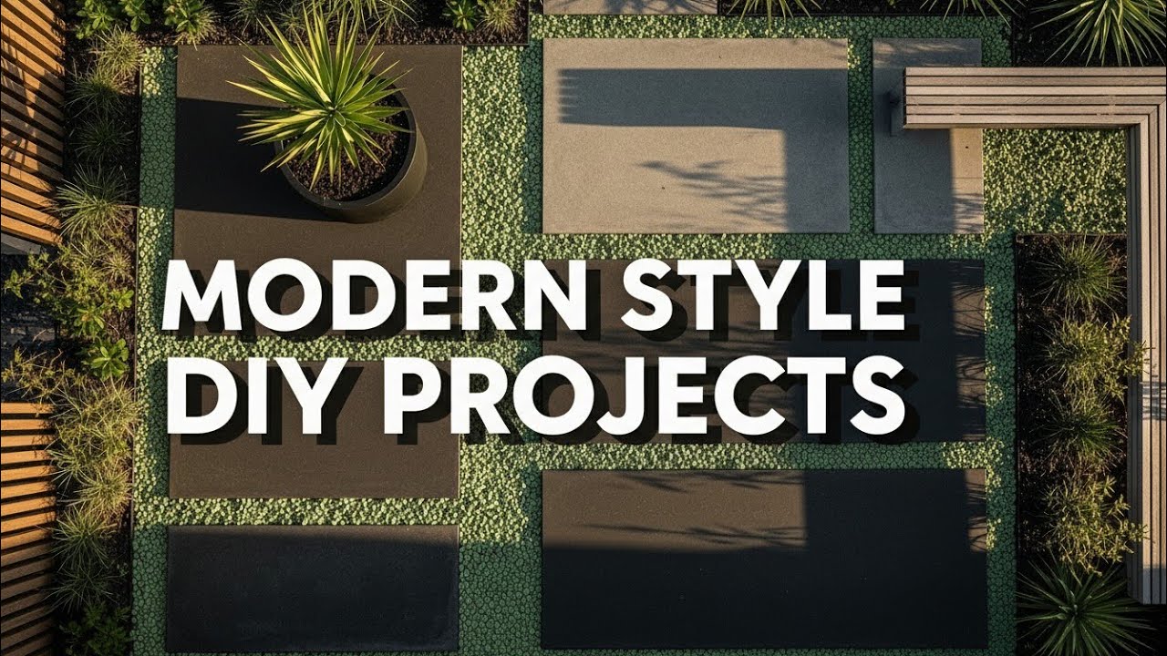 10 Modern Quick DIY Projects to Beautify Your Outdoor Space