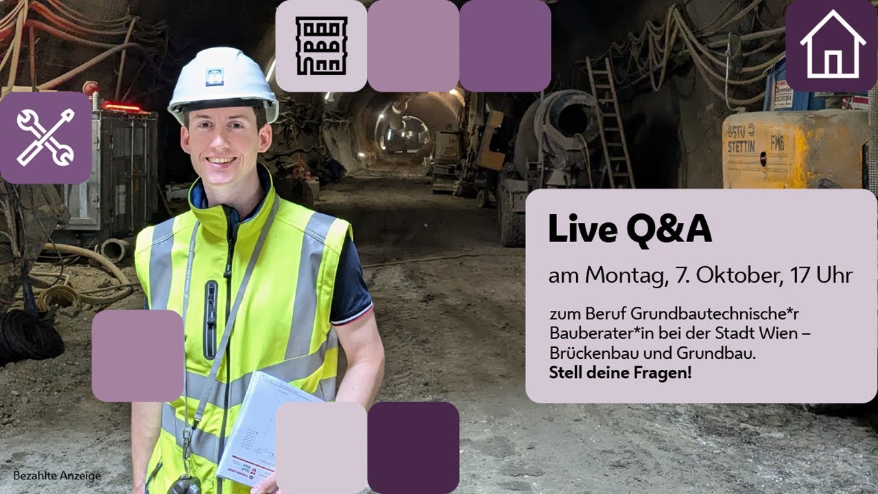 Eure Fragen zu Grundbautechnischen Bauberater*innen #arbeitenanwien