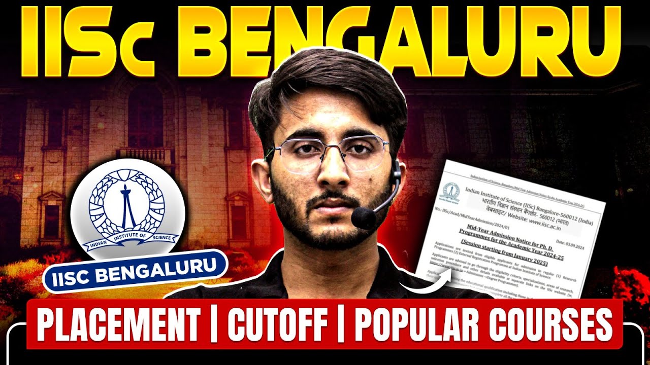 IISc Bengaluru Through GATE | Latest Placement | Cutoff | Popular Courses | Complete Details