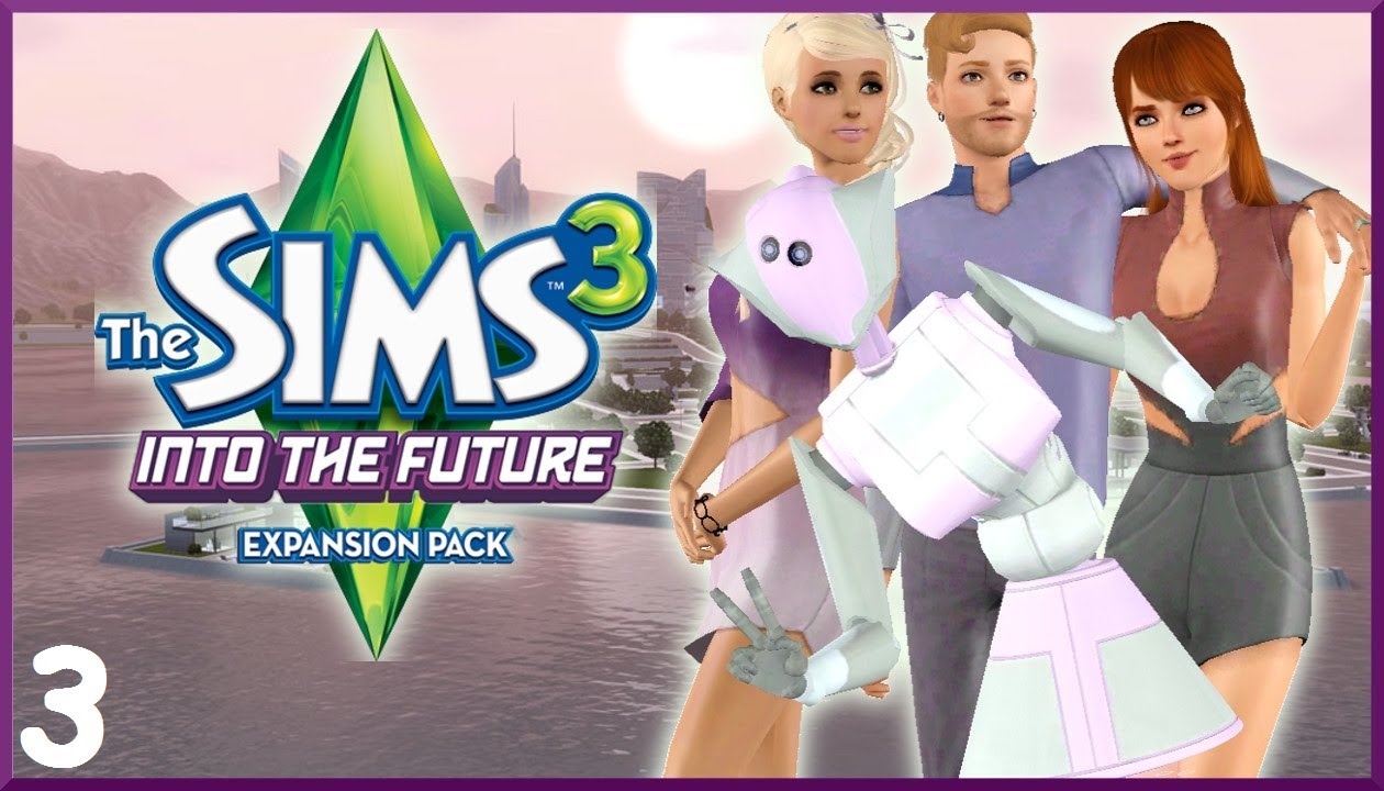 Let's Play: The Sims 3 Into The Future- (Part 3) - Jet Pack Fail & Descendants