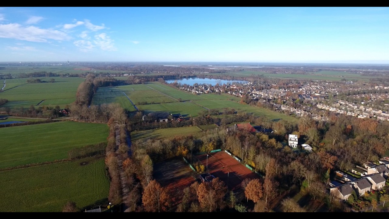 Hardegarijp van uit de lucht gezien met drone