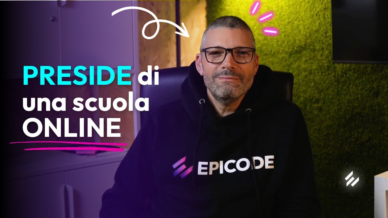 Il PRESIDE di una scuola 100% ONLINE: Come? Ce lo racconta Claudio Vergini 👨🏻‍🎓